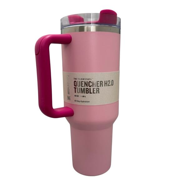 Stanley Pink Tumbler with Handle - Picture 4 of 6